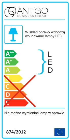 Designerska lampa wisząca ALHA 9052 Shilo LED 36W 3000K czarna