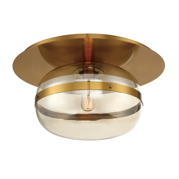 Sufitowa lampa do jadalni Nottingham QN-NOTTINGHAM-F-M-AB vintage mosiądz