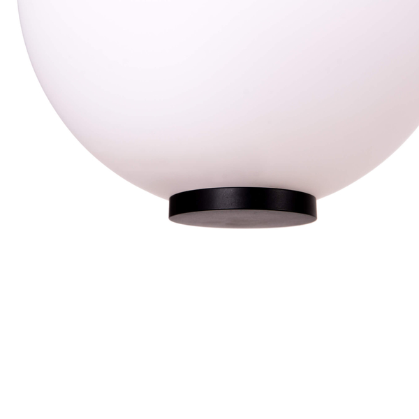 Sypialniana lampa wisząca Akiko kule LED 16W 3000K czarne białe