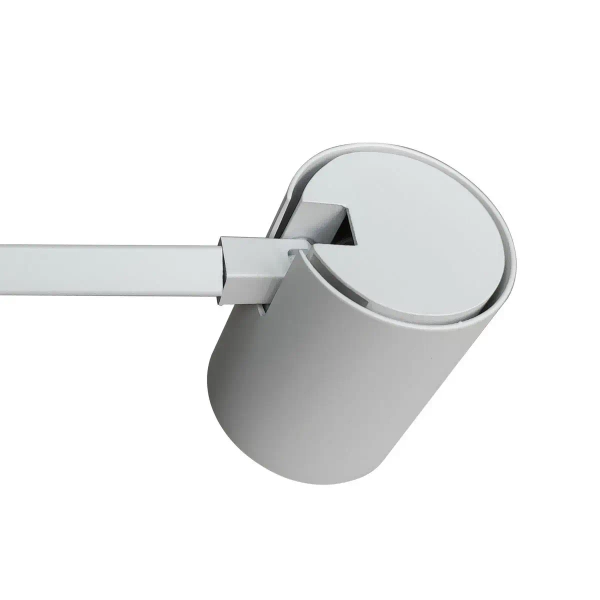 Ścienny kinkiet na wysięgniku Snow LP-731N/1WL WH tubka biała