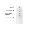 Lampowentylator LED czarny 23004+23005 1x LED 18W 3000K IP44 barwa ciepła