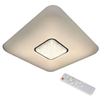 Plafon LAMPA sufitowa YAX ML4402 Milagro kwadratowa OPRAWA glamour LED 24W 3000K – 6000K z efektem gwiazd biała chrom