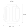 Sufitowa lampa ceramiczna Gosse 13135/01/31 Lucide kremowa złota