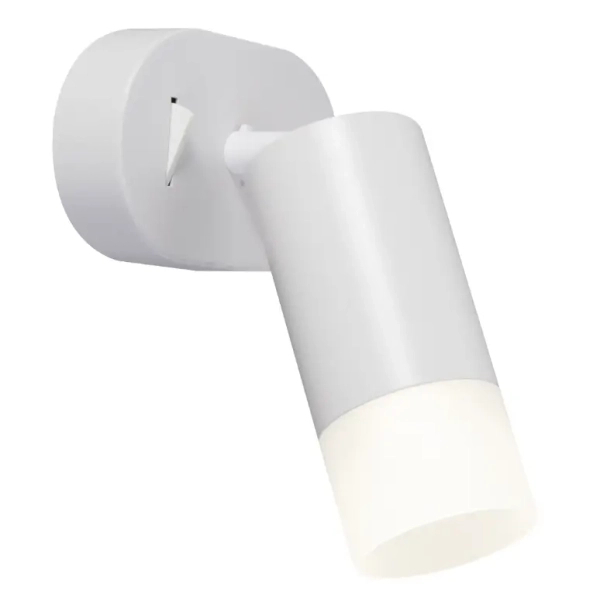 Lampka ścienna  do czytania Sonaya LP-2803/1W WH z przełącznikiem biały