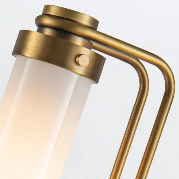 Retro lampa na stół Wynwood QN-WYNWOOD-TL-VBS z przełącznikiem mosiądz