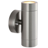 Lampa ścienna do ogrodu Palin 101350 tubka metalowa IP65 srebrna