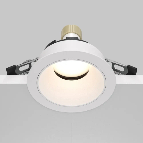 Wpuszczana lampa sufitowa Share DL053-01W Maytoni okrągła biała