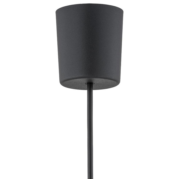 Lampa do salonu wisząca Rondo 3465 TK Lighting tkaninowy klosz czarna