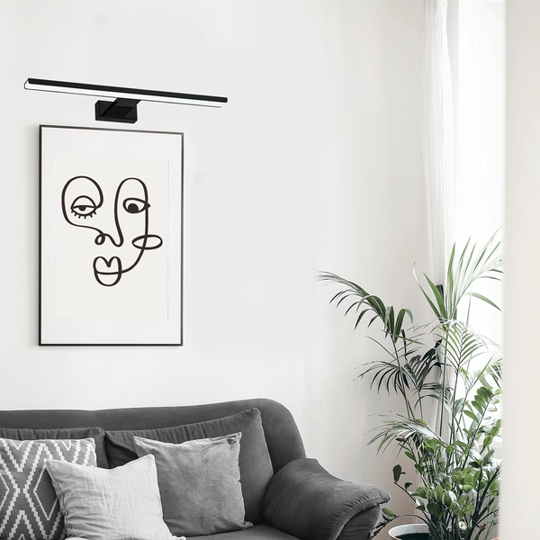 Lampa ścienna Pinto ML8236 listwa LED 12W 3000K nad lustro czarna