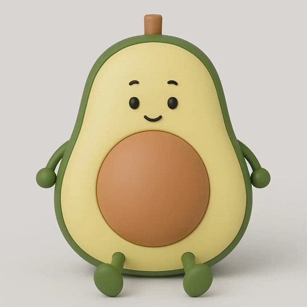 Lampka nocna do pokoju dziecięcego Awocado ML2263 LED 1W 3000K zielony