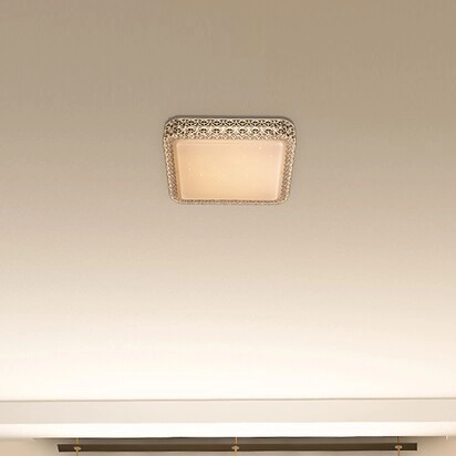 Plafon LAMPA sufitowa LUCILLA 5328 Rabalux kwadratowa OPRAWA geometryczna metalowa LED 12W 4000K biała