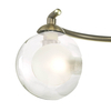 Kulista lampa sufitowa Nakita NAK5375-04 balls kule przezroczyste mosiądz
