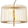 Lampa wisząca DAREN MDM-3937/3 GD druciana klatka metalowa złota