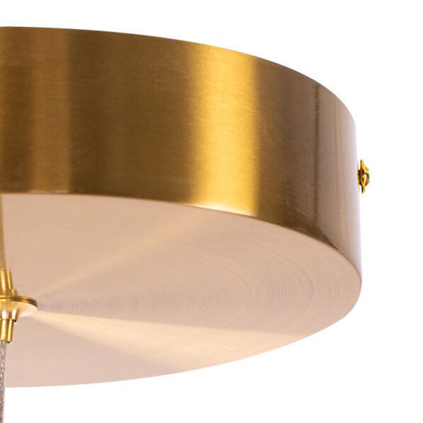 Żyrandol CIRCLE ST-8848-60+60 brass LED 64W 3000K ringi złote