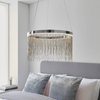 Wisząca lampa wodospad Zelma 97368 LED 20W 2800-6000K chrom srebrny