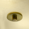 Szklana lampa sufitowa Dresden C02381BR Cosmolight mosiądz