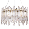 Pałacowa lampa wisząca Crown 9867-500 Zumaline crystals przezroczysta złota