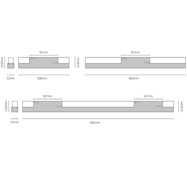 Lampa do szynoprzewodu Komatsu 6545 Shilo LED 24W 3000K magnetic biała