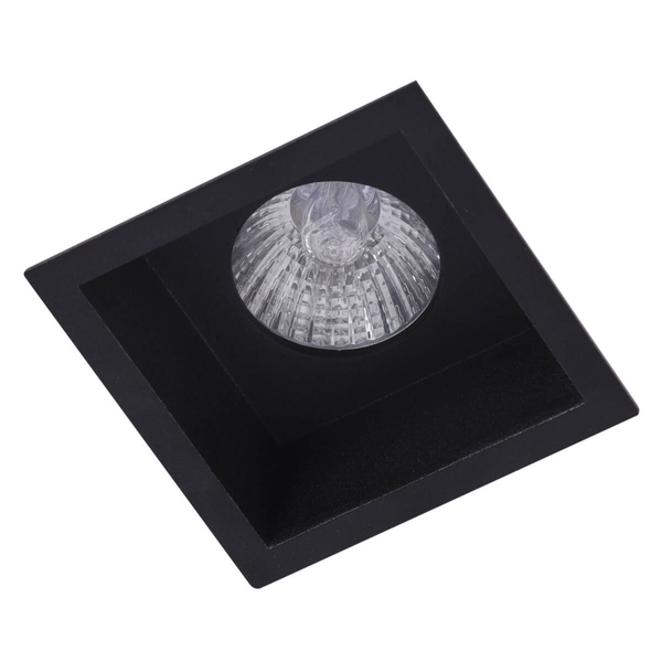 Wpuszczana lampa sufitowa MILET AZ4076 Azzardo do kuchni kwadratowa czarny
