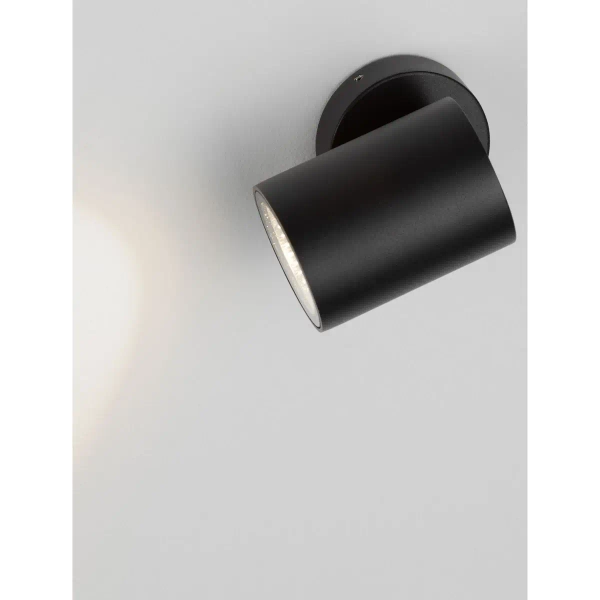 Kinkiet ścienny do ogrodu BOLERCO LE75246 3W 3000K IP65 tuba antracyt