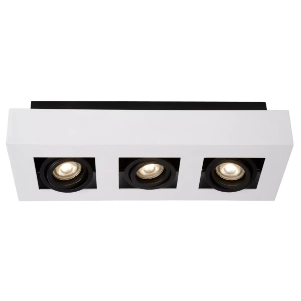 Podłużna lampa sufitowa XIRAX 09119/16/31 Lucide biała czarna