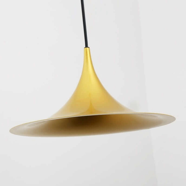 Wisząca lampa Oslo ABR-OSLO-G Abruzzo do biura kapelusz złota