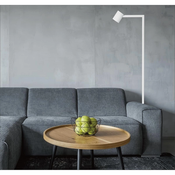 Podłogowa lampa Snow LP-731/1F WH Light Prestige regulowana na biurko biała