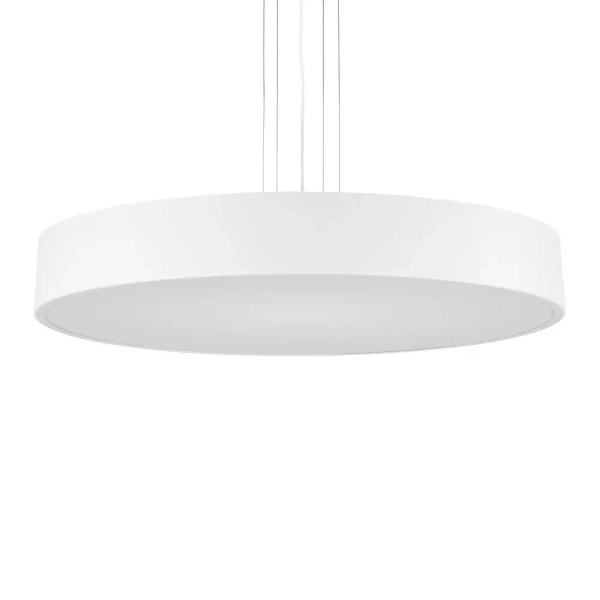 Kuchenna wisząca lampa Kengo 5239 okrągła nad wyspę biała