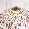 Podłogowa lampa szklana Dragonfly 70940 tiffany z włącznikiem kolorowa