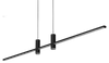 Wisząca lampa ledowa Gerardo AZ5447 24W 3000-6000K pilot czarna