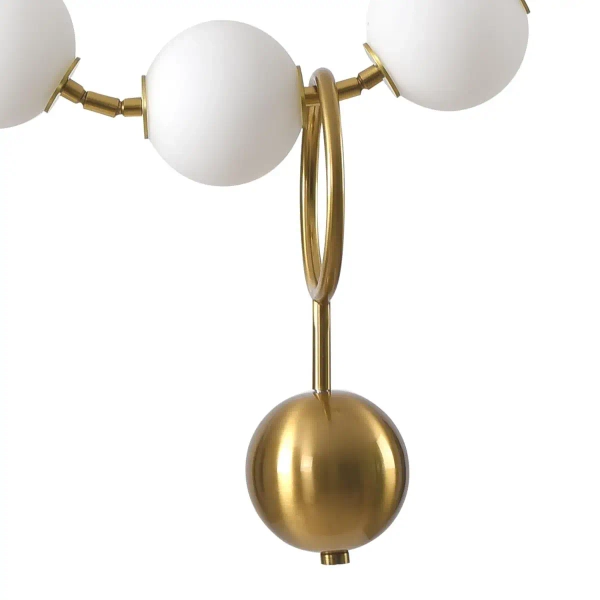 Designerski zwis Coralli DP0251-L1380 Step LED 48W 3000K balls mosiądz biały