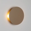 Kinkiet ścienny okrągły LUNA SABIA 10623 do salonu bezowy