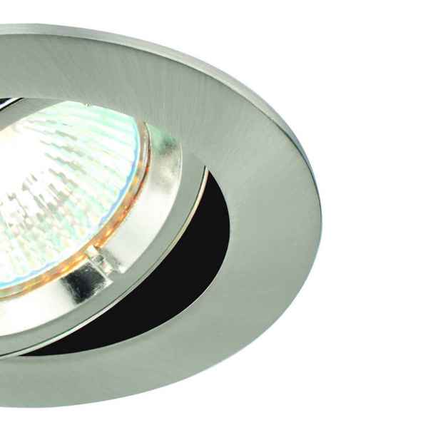 Regulowana lampa podtynkowa Cast 52333 Saxby srebrna