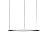 Lampa wisząca czarna LED 93W 3000K barwa ciepła do salonu pierścieniowa SLD/000022/3000/B/L
