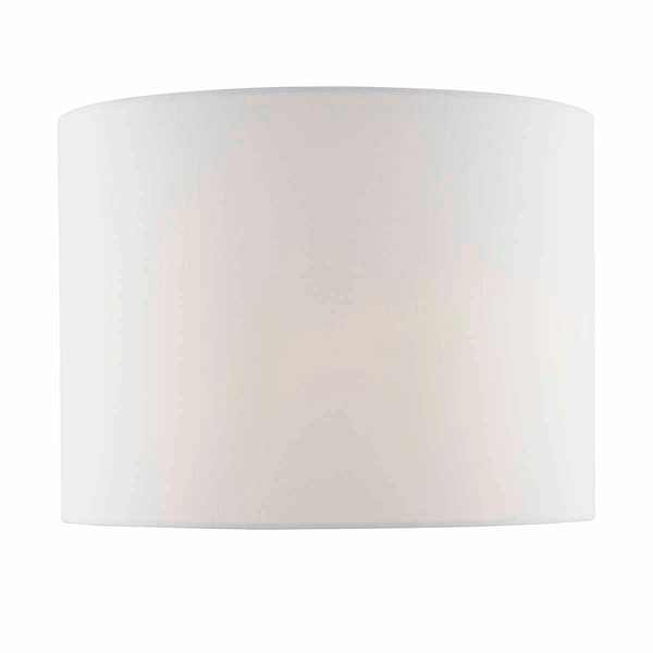 Lampka nocna szklana Olalla OLA4350-X z abażurem biała chrom