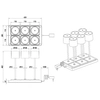 Nocna lampka Fernandez R54096677 LED 6W 2700-600K szara