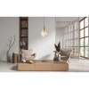 Zwisająca lampa Zulo PND-27812-BRO-AMB Italux drop łezka bursztynowa