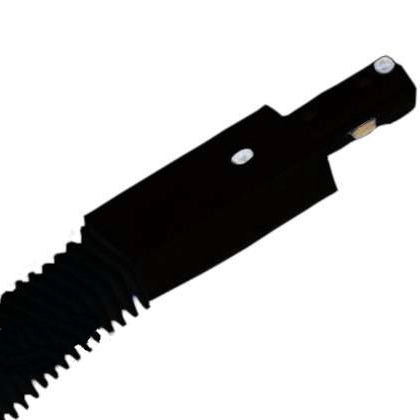 Elastyczny ŁĄCZNIK szynoprzewodu LG/CZ Orlicki Design do 1-fazowej szyny natynkowej 230V czarny