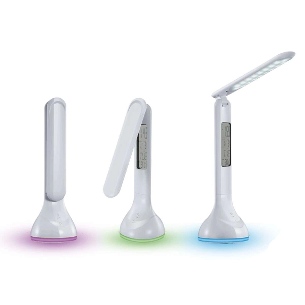 Stojąca LAMPA stołowa JUSTIN 1515 Rabalux biurkowa LAMPKA prostokątna LED 4W 4000K biała