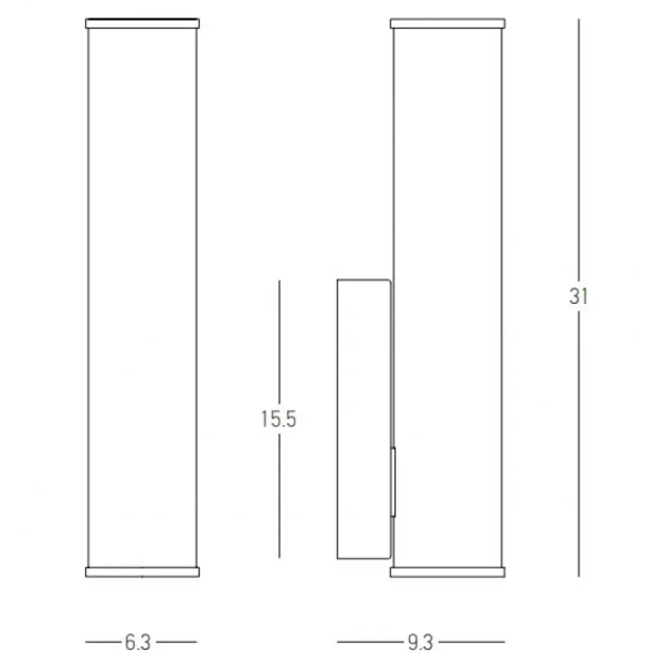 Łazienkowa naścienna lampa 22087 LED 7W 3000K podłużna IP44 biały