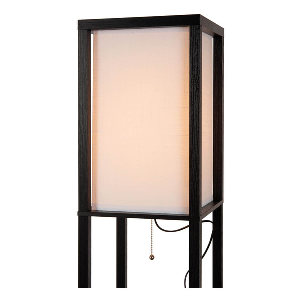 Lampa podłogowa Menno 44799/81/30 z funkcją ładowania telefonu beż czarna