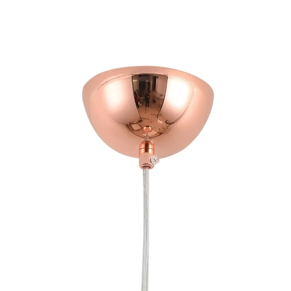 Wisząca lampa Glam MP-1239-180 Step kula organic miedziana