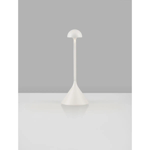 Stołowa lampa ściemnialna na taras CARMEDA LE75286 LED 1W 3000K IP54 biały
