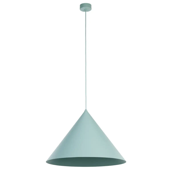 Lampa do salonu trójkątna CONO 10087 wisząca miętowy