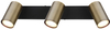 Nasufitowa lampa Robby 57911-3M z regulacją czarna mosiądz
