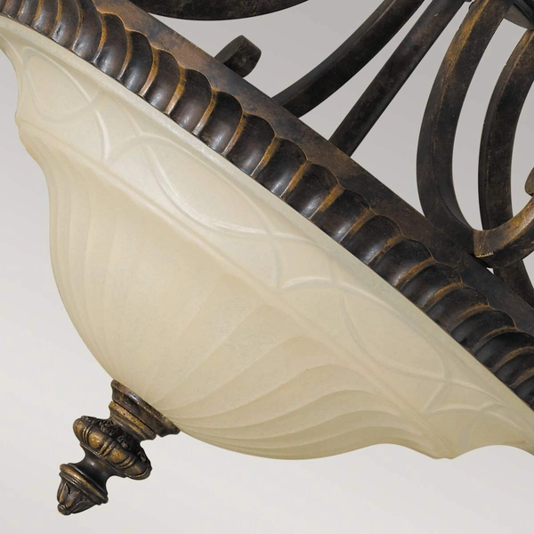 Lampa sufitowa FE-DRAWING-ROOM-SFA do jadalni brązowa