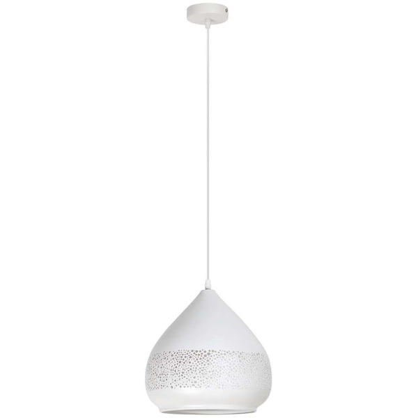 LAMPA wisząca KAIA 2279 Rabalux ażurowa OPRAWA zwis vintage biały