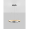 Wisząca lampa z kryształkami MONTALO LE45402 LED 35W 3000K glamour srebrna