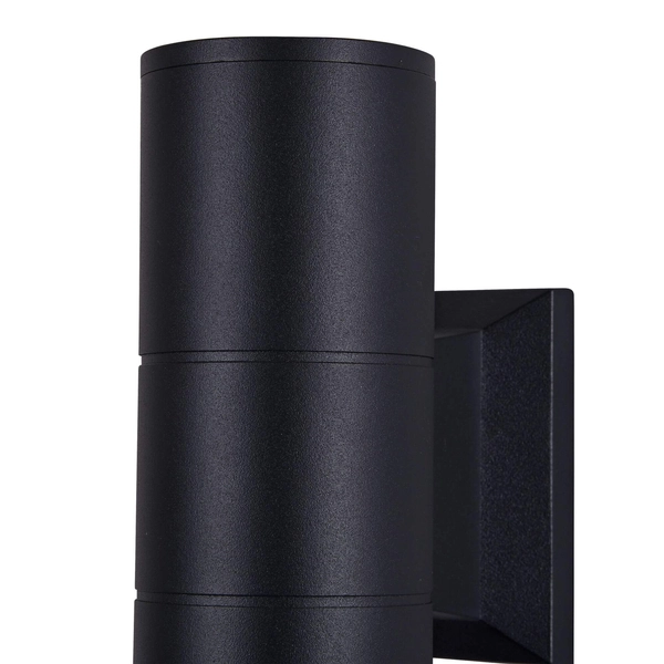 Zewnętrzna lampa Bowery O574WL-02B IP54 natynkowa czarna