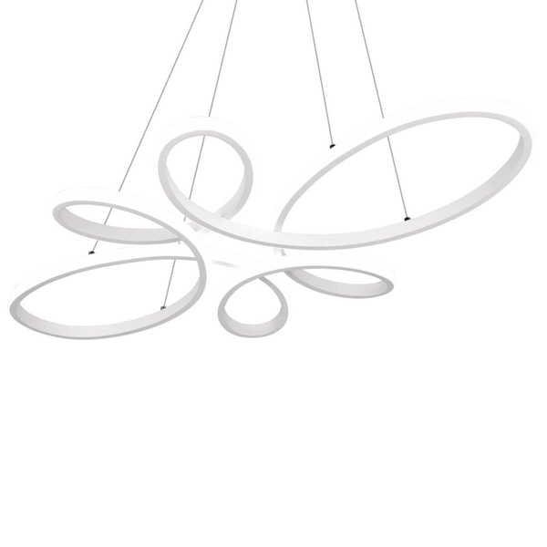 Nowoczesna lampa wisząca do salonu Fly 345619131 LED 32W 4000K biała